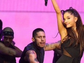 Ariana Grande in concert at the Air Canada Centre, in Toronto, Ont. on Sunday August 9, 2015. (Veronica Henri/Toronto Sun/Postmedia Network)