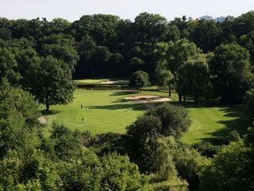 A picturesque view of the 11th hole at Glen Abbey Golf Club in Oakville. ClubLink would like to turn the course into housing and commercial properties.