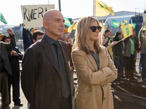 Billy Bob Thornton and Sandra Bullock star in Our Brand is Crisis."