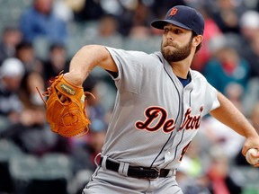 Daniel Norris of the Detroit Tigers pitches against the Chicago White Sox at U.S. Cellular Field on October 4, 2015 in Chicago. (Jon Durr/Getty Images/AFP)
