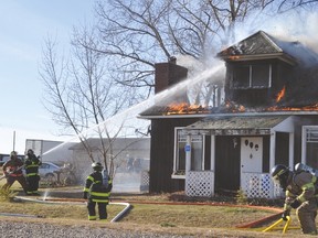 This Brant house was destroyed by fire on Sunday, Oct. 25. Stephen Tipper Vulcan Advocate