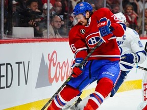 Jeff Petry was sent by the Oilers to the Canadiens at the trade deadline last season. His experience with his new team was so positive he signed a longterm deal with the Habs during the off-season. (Postmedia Network)