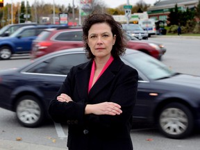 A new report prepared for the Ontario Trial Lawyers Association says insurers have cut coverage for Ontario motorists despite healthy profits, says Maia Bent, the group?s London-based president. (MORRIS LAMONT, The London Free Press)