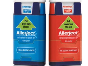 Allerject epinephrine injectors are being recalled because the dosage might not be accurate, the company says. (Submitted image)
