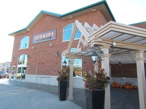 Sunripe's Lakeshore Road store is shown on Friday October 30, 2015 in Sarnia, Ont. Sunripe's London location was recently inducted into the Canadian Federation of Independent Grocers' Hall of Fame. Paul Morden/Sarnia Observer/Postmedia Network