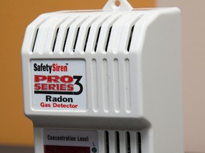 The Safety Siren Pro Series 3 radon gas detector is a consumer type detector that plugs into a wall socket. (Postmedia file photo)
