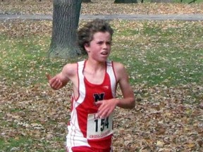 Northern's Andrew Davies finished second in the junior boy's cross country race at SWOSSAA Thursday in Windsor. As a team, Northern placed second and will advance to OFSAA Nov. 7 near Collingwood. (Handout)