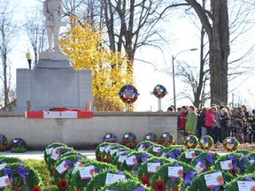 The Royal Canadian Legion in Seaforth reached out to Andy Phillips pertaining the construction of the crosses at the cenotaph. He gladly took on the project for free.(File photo)