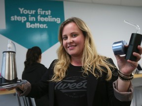 Megan Payne of the Better by Tweed medical marijuana consultation centre in Etobicoke. (Veronica Henri/Toronto Sun/Postmedia Network)