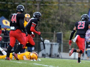 The Queen's University took on Carleton University in their final game at the old Richardson Stadium in Kingston, Ont. on Saturday October 31, 2015. The Gaels fell to the Ravens 39-8. Steph Crosier/Kingston Whig-Standard/Postmedia Network