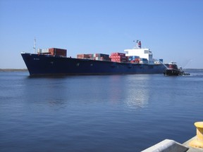 The El Faro is shown in this undated handout photo provided by Tote Maritime in Jacksonville, Florida October 2, 2015.  (REUTERS/Tote Maritime/Handout via Reuters)
