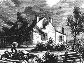An image of the burning of Newark, Upper Canada, now known as Niagara-on-the-Lake, during the War of 1812. (Special to Postmedia )