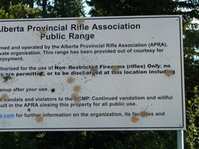 Irresponsible and unsafe behavior has the Alberta Provincial Rifle Association ordering the closure of the Homestead public rifle and shotgun ranges in Kananaskis Country, at the end of the year. Photos of the range prior to clean up in August 2010 taken from  Alberta Provincial Rifle Association website