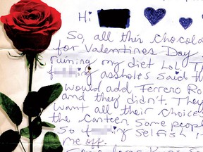 Excerpt from a jailhouse letter from Luka Magnotta, Feb. 14, 2015.