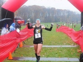 Sudbury native and Cambrian College Golden Shield runner Emily Marcolini blew away the field at the OCAA cross-country running championships on the weekend.
