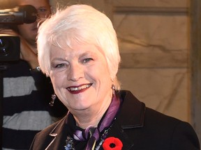 Ontario Education Minister Liz Sandals arrives to give an update on labour negotiations with the Elementary Teachers Federation of Ontario at Queens Park in Toronto, Monday.
THE CANADIAN PRESS/Frank Gunn