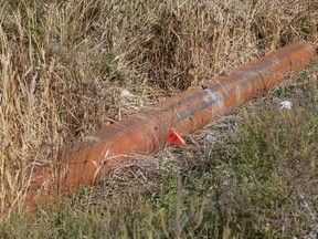 An industrial accident on Highway 7, near Unionville, claimed the life of a man in his late 50s when he was crushed by a pipe Monday, Nov. 2, 2015. (Stan Behal/Toronto Sun)