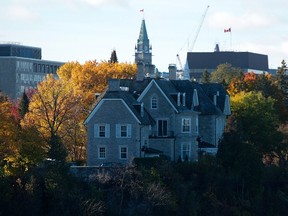 The prime minister's residence, 24 Sussex, is seen on the banks of the Ottawa River in Ottawa on Monday, Oct. 26, 2015. (THE CANADIAN PRESS/Sean Kilpatrick)