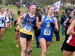 Laurentian Voyageurs cross-country team member Jessie Nusselder was the third-fastest rookie at last weekend's OUA cross-country championships. The Laurentian women's team finished fifth to earn a spot at the CIS national championships.
