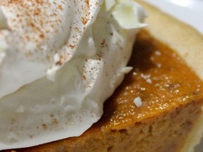 Homemade pumpkin pie