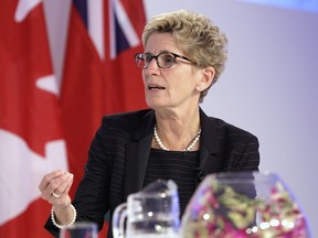 Ontario Liberal Premier Kathleen Wynne takes part in the Ontario Economic Summit at White Oaks Conference Resort and Spa in Niagara-on-the-Lake on Thursday, Oct. 29, 2015. (Mike DiBattista/Niagara Falls Review)