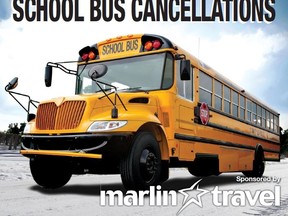 School bus cancellations
