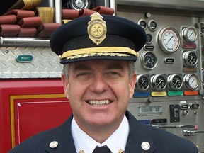 Shawn Armstrong, the new chief of Kingston Fire and Rescue. Steph Crosier/Kingston Whig-Standard/Postmedia Network