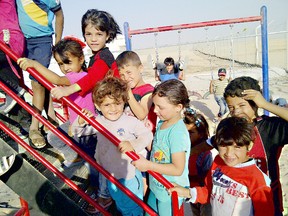 SUBMITTED PHOTO
Syrian children are pictured at a refugee camp in Jordan.