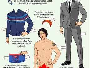 Thanks to New York Magazine, you can play dress-up with Prime Minister Justin Trudeau. SCREEN GRAB/NEW YORK MAGAZINE.COM
