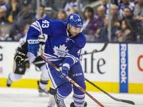 Maple Leafs’ Nazem Kadri has one goal in 12 games this season, but says his coach “wants me to be two-dimensional.” (ERNEST DOROSZUK/TORONTO SUN FILES)