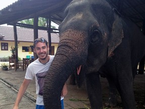 St. Thomas native Andrew Gillmore takes a break from writing a book about his expat experience teaching English in South Korea, in 2013 in Pai, Thailand. He urges his readers to explore the world.