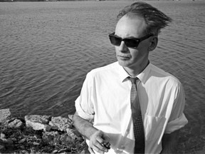 SUBMITTED PHOTO
Al Purdy is pictured on the shore of Roblin Lake in 1968.