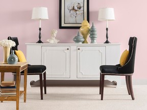 Chemise Pink was selected as CIL's Paint Colour of the Year. The soft, blush pink offers a relaxing vibe.