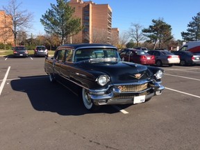 Spotted this car around Mississauga. It's a 1956 Cadillac series 75 Imperial limousine in mint and original condition. If you know anything about this classic car, the owner would love to hear from you. (Joe Warmington/Toronto Sun)