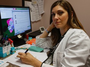 Dr. Jennifer Zelovitzky in her office in Maple (Dave Thomas/Toronto Sun/Postmedia Network)