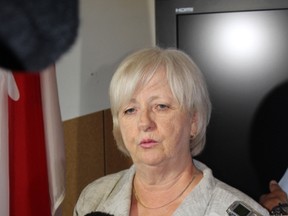 Conservative MP Joy Smith demanded the federal government agree in principle to fund its proposed $10-million share of an all-weather road to connect Shoal Lake 40 to the rest of the province. Hours after her press conference Aug. 10, 2015, she said her party had listened and would fund the road.