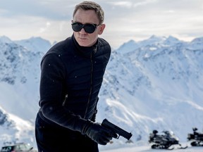 In this image released by Metro-Goldwyn-Mayer Pictures/Columbia Pictures/EON Productions, Daniel Craig appears in a scene from the James Bond film, "Spectre." The movie releases in U.S. theaters on Nov. 6, 2015. (Jonathan Olley/Metro-Goldwyn-Mayer Pictures/Columbia Pictures/EON Productions via AP)