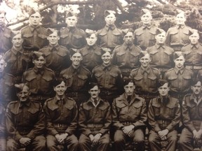 A senior from Transcona found this old black-and-white photo of B Company Royal Winnipeg Rifles, England, taken in June 1943. (Handout)