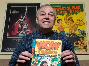 Eddy Smet carries on his tradition of donating comic books to Western University in London, this time with 588 of his treasures, including more than 100 rare `Canadian whites.? (DEREK RUTTAN, The London Free Press)