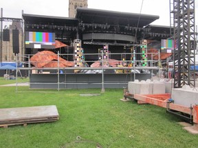 The Dept. of Canadian Heritage is auctioning off some assets, including the performance stage that hosts Parliament Hill’s marquee event, Canada Day celebrations. (www.gcsurplus.ca)