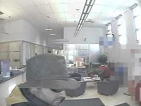 Ottawa Police are seeking this man in connection to a Richmond Rd. bank robbery on Oct. 29, 2015. (Submitted image Ottawa Police)