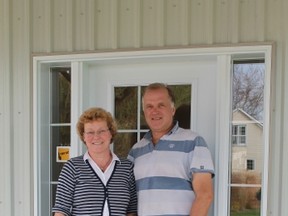 Wyoming's Gerdi and Theo Kusters stand in front of their new pet boarding facility, Geofarm Pet Resort. The recently-completed resort is having its grand opening on Saturday, Nov. 14.
CARL HNATYSHYN/SARNIA THIS WEEK