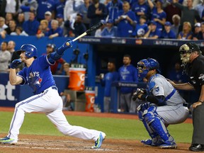 Blue Jays third baseman Josh Donaldson has been nominated as one of three finalists for the AL MVP award on Tuesday, Nov. 10, 2015. (Dave Abel/Toronto Sun)
