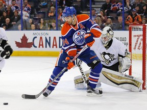 Jordan Eberle will be playing his third game of the season when he takes the ice against the Ducks on Wednesday in Anaheim. (USA TODAY SPORTS)