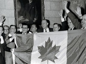 Celebrating Canada_s flag