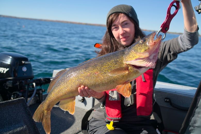Introducing newcomers to walleye fishing