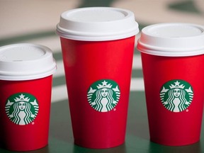 Starbucks red cups