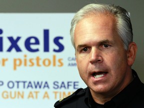 Ottawa Police Chief Charles Bordeleau talks during a press conference in Ottawa on Friday Oct. 4, 2013. Tony Caldwell/Ottawa Sun files