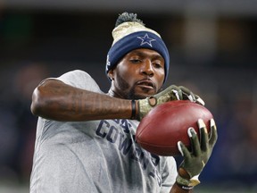 Cowboys wide receiver Dez Bryant went off on reporters Thursday with a profanity-laced tirade, and had to be led out of the locker room. (Tim Heitman/USA TODAY Sports)