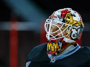 Senators goalie Andrew (The Hamburglar) Hammond. (Ottawa Sun Files)